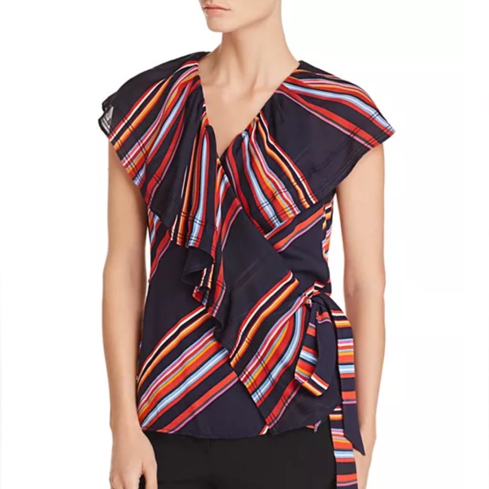 NEW Tory Burch Adelia Wrap Top